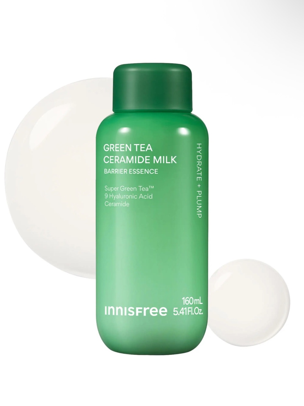 Innisfree Green Tea Ceramide Refillable Korean Milk Toner for Hydration & Barrie